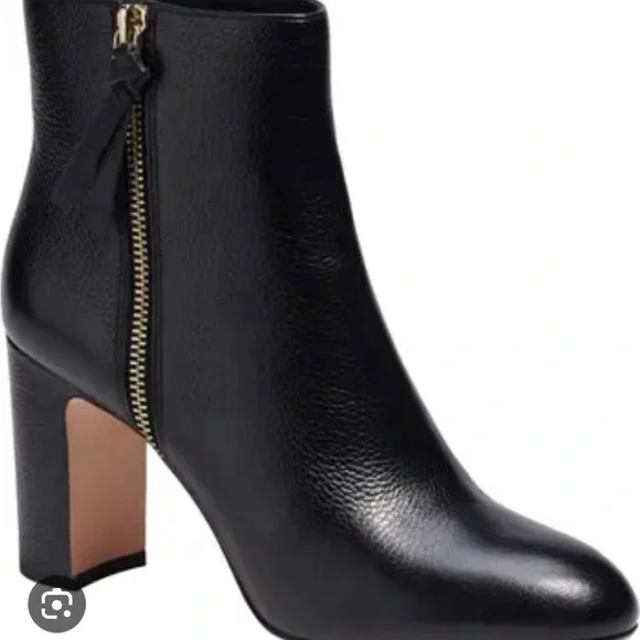 Kate Spade Leather Ankle Knott Zip Boot in Black size 6.5 - Picture 7 of 9
